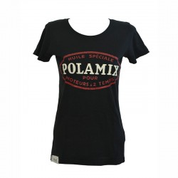 T-Shirt Polamix two stroke oil - Black - Woman