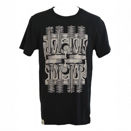 T-Shirt Soupapes - Noir