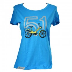 T-Shirt Motobecane 51 - azure blue