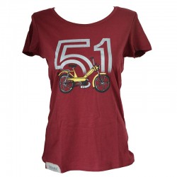 T-Shirt Motobecane 51 - burgundy