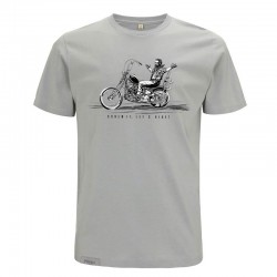 T-Shirt Biker - Gris