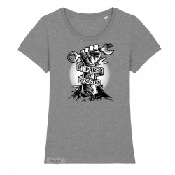 T-Shirt Réparer woman - heather grey