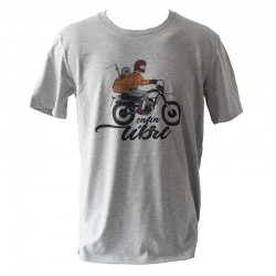 T-Shirt Enfin Libre- gris chiné