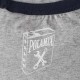 T-Shirt Polamix Hand Printed - Denim