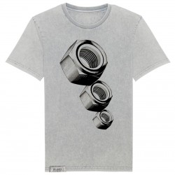 T-Shirt Nut Mans - Grey vintage