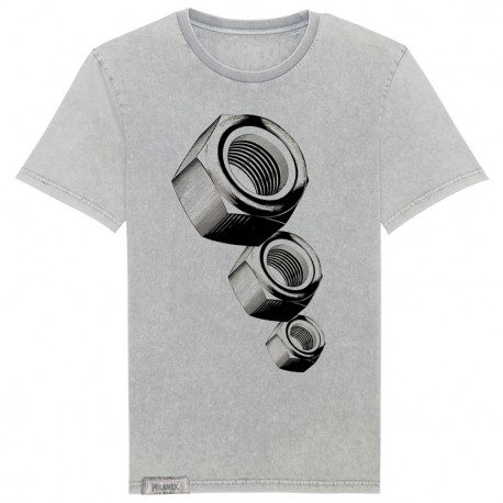 T-Shirt Ecrou - Gris vintage