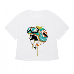 T-Shirt femme Helmet - blanc