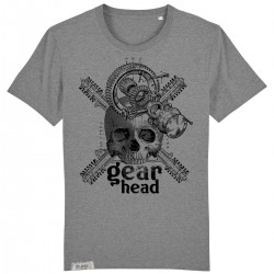 T-Shirt Gearhead Homme - Gris chiné