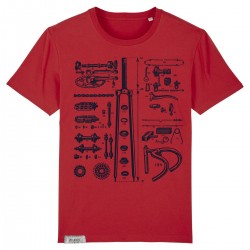 T-Shirt vintage bike - Red