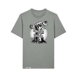 T-Shirt Réparer c'est résister - gris