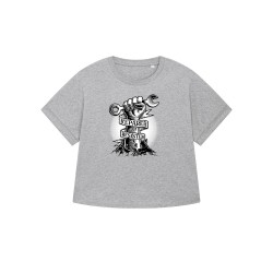 T-Shirt Réparer c'est résister - gris chiné